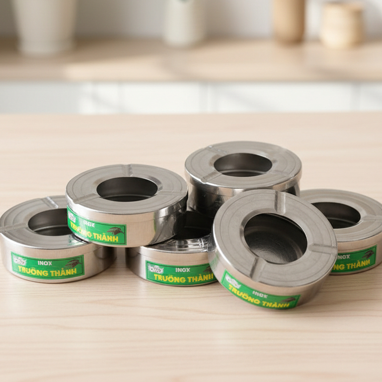 GẠT TÀN BẰNG INOX HÀNG ĐẸP - PHƯƠNG TRANG