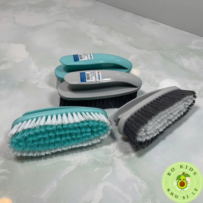 BÀN CHẢI CỌ RỬA NHÀ TẮM NHỰA VIỆT NHẬT (MS:5861) CHẢI QUẦN ÁO CÓ TAY CẦM TIỆN LỢI, BÀN CHẢI VỆ SINH