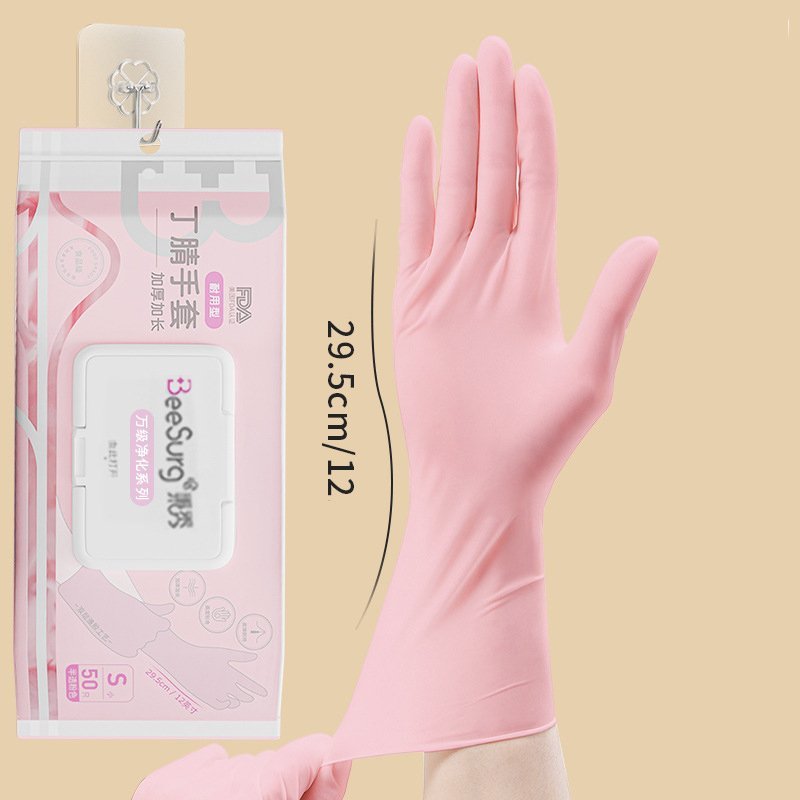 HỘP 30 GĂNG TAY HỒNG SIÊU DAI GĂNG TAY NHÀ BẾP NẤU ĂN TÁI SỬ DỤNG NHIỀU LẦN
